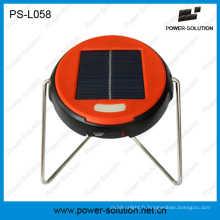 Taille minie recharge solaire voyant de Table avec une couleur noire rouge